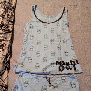 No Boundaries Intimates & Sleepwear - Owls Shortie PJ set No Boundaries Intimates & Sleepwear - Owls Shortie PJ set