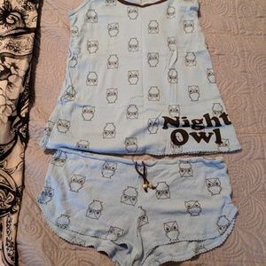 No Boundaries Intimates & Sleepwear - Owls Shortie PJ set No Boundaries Intimates & Sleepwear - Owls Shortie PJ set