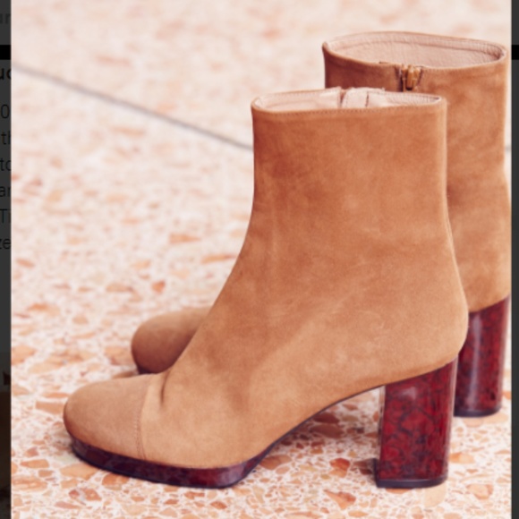 NWOT Free People Liquid Gold blatform bootie - Picture 2 of 7
