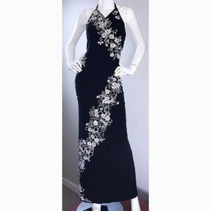 Bob mackie embroidered dress/gown -worn once