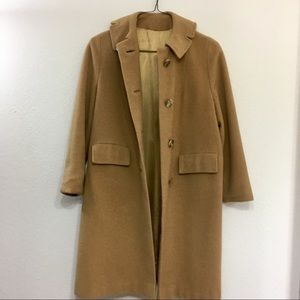 Vintage 100% Camel Hair Coat