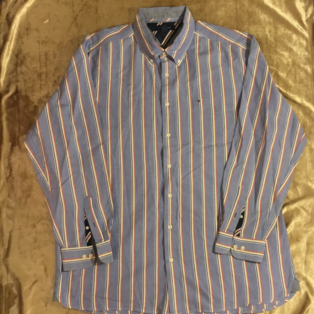 Striped Tommy Hilfiger Button Down Shirt