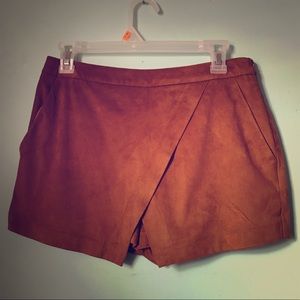 LA Hearts Faux Suede Skort