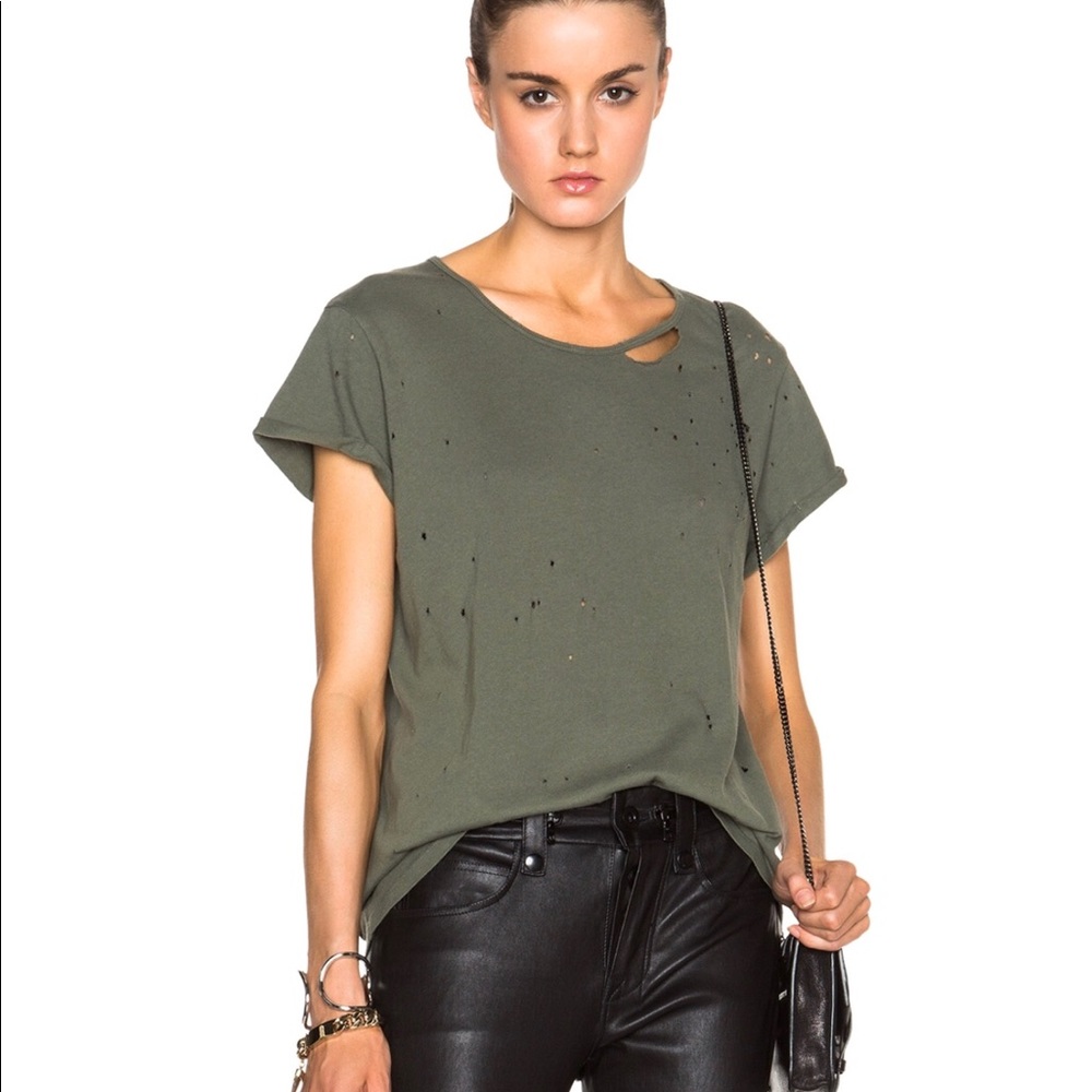 Rta jewel t shirt in army green