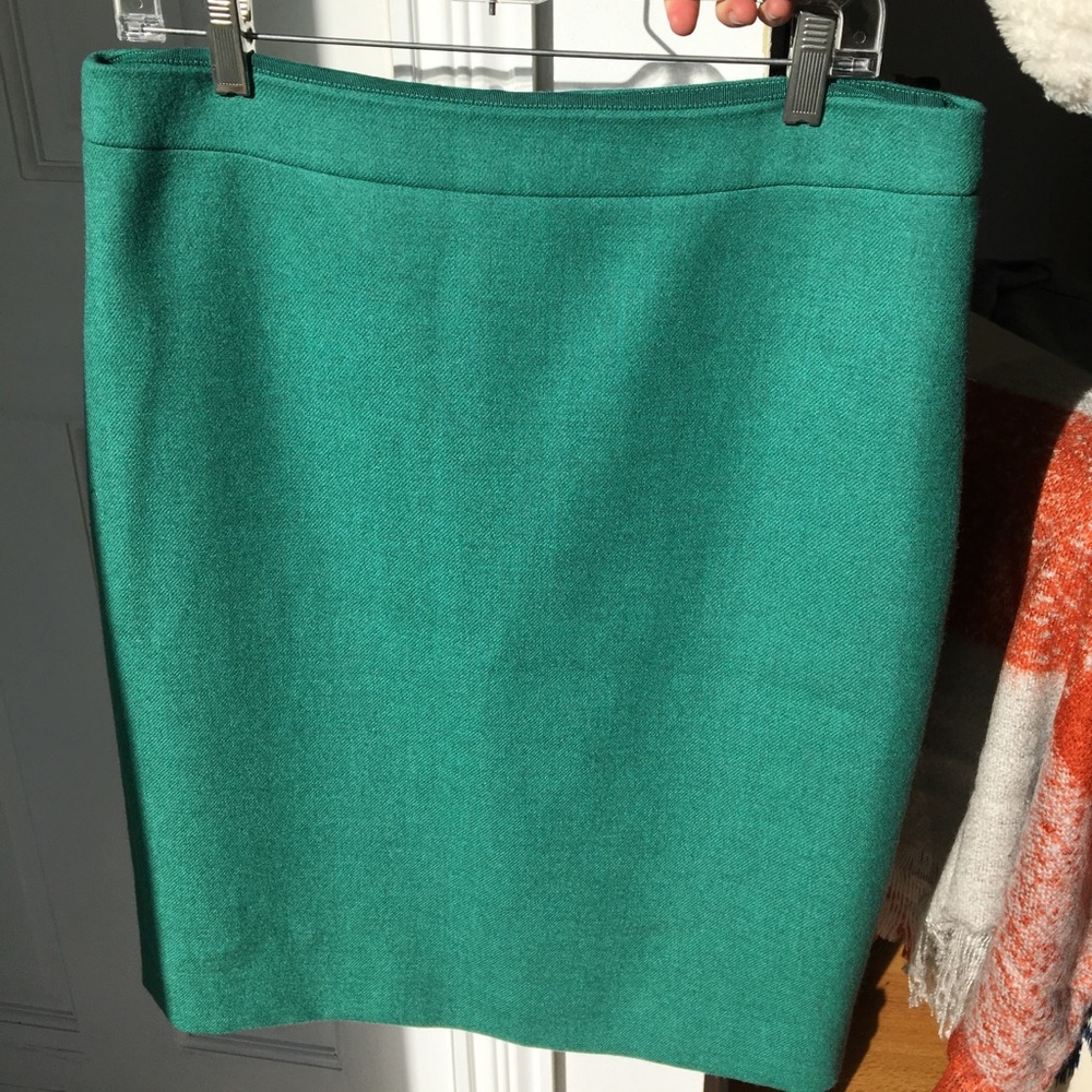Wool Jcrew Pencil Skirt