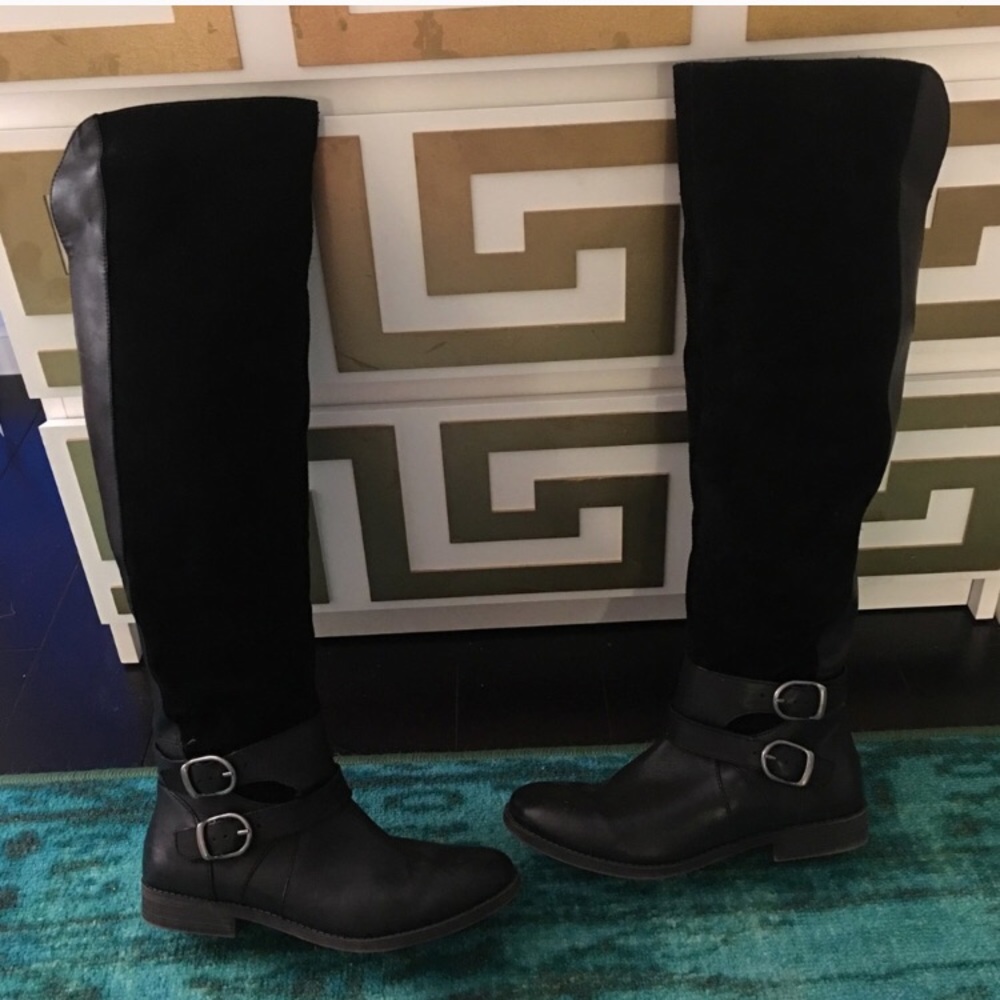 Black Over the Knee Lucky Brand Boots