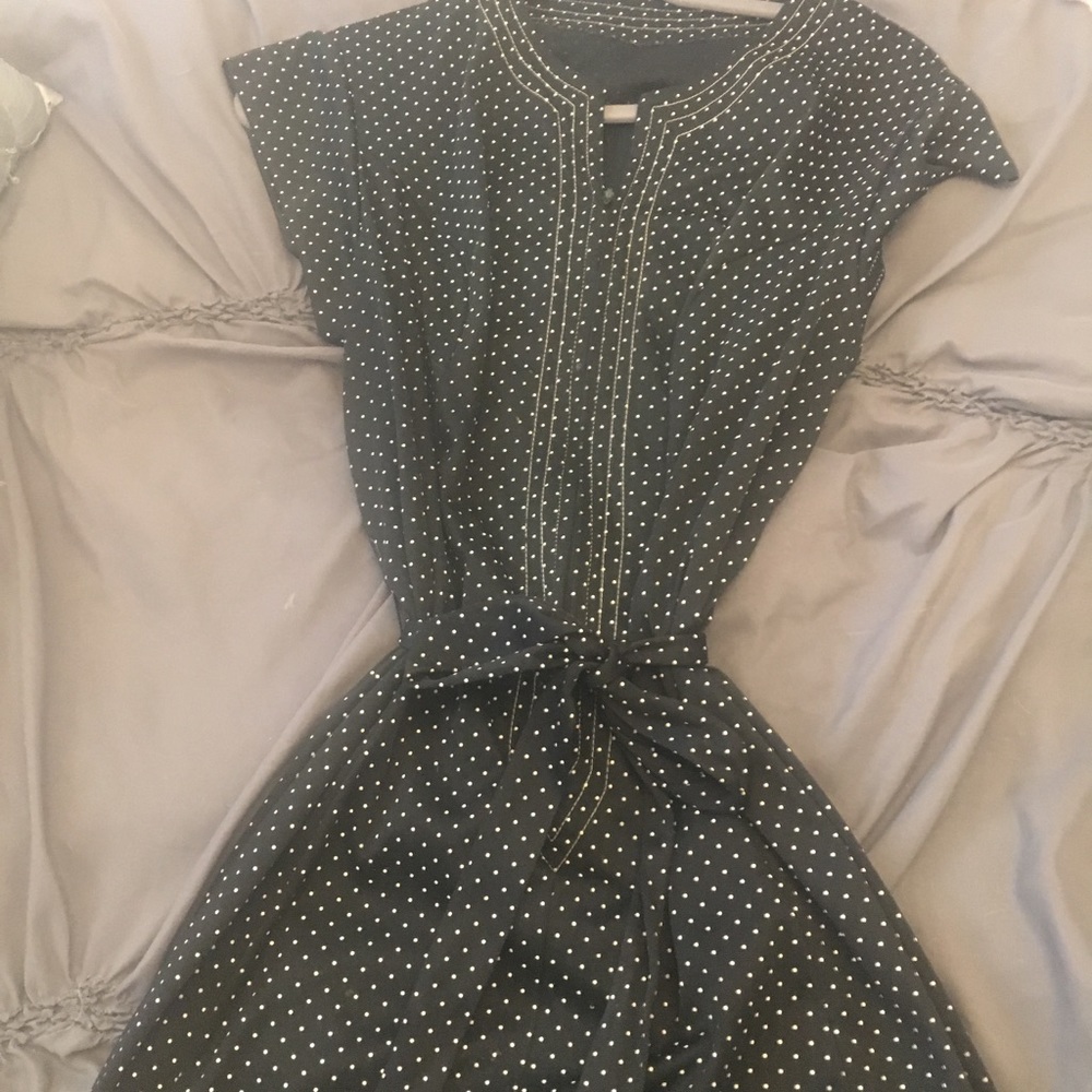 1950s polka dot dress