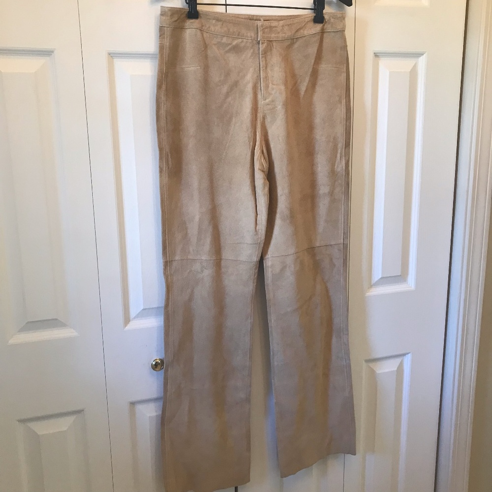 NWT NEW FRONTIER CAMEL SUEDE PANT SZ 10 - Picture 4 of 7