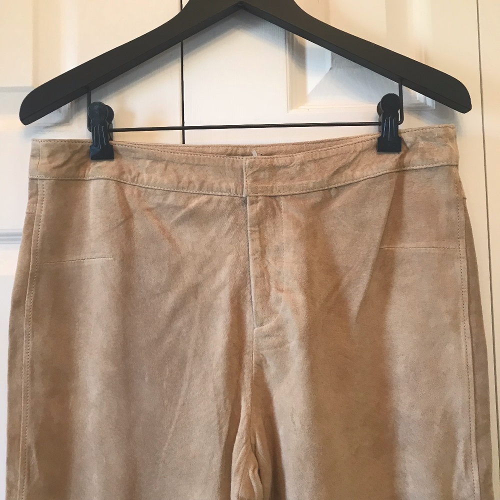 NWT NEW FRONTIER CAMEL SUEDE PANT SZ 10 - Picture 2 of 7