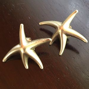 TIFFANY &Co. silver starfish earrings