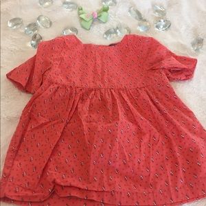 BabyGap Toddler 5T Orange/Red Top