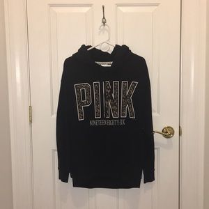 VS PINK Black Cheetah Hoodie