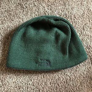 green north face hat