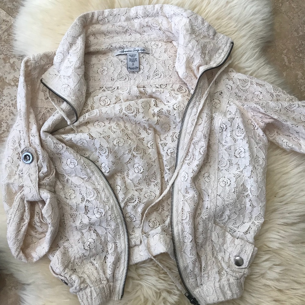 American Rag Laced Zipup