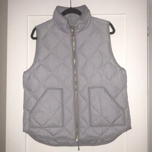 JCrew quilted puffy vest