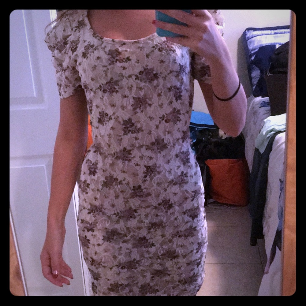 Lace floral print Forever 21 Dress