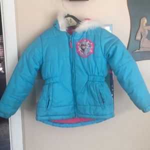 Frozen girls winter coat sz 4/5