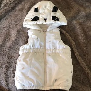 Gymboree Panda Quilted Vest Sz 3t