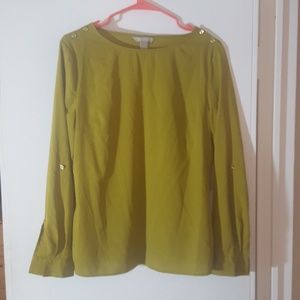 Green banana republic blouse