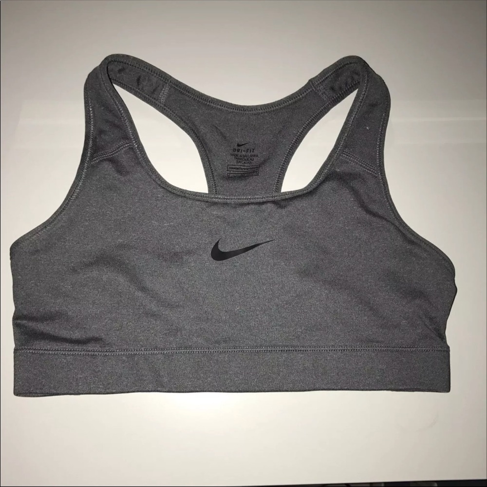 Grey NIKE sports bra