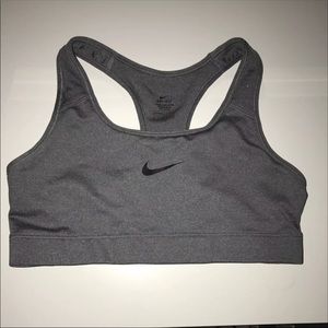 Grey NIKE sports bra