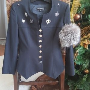 Louis Feraud Black Blazer