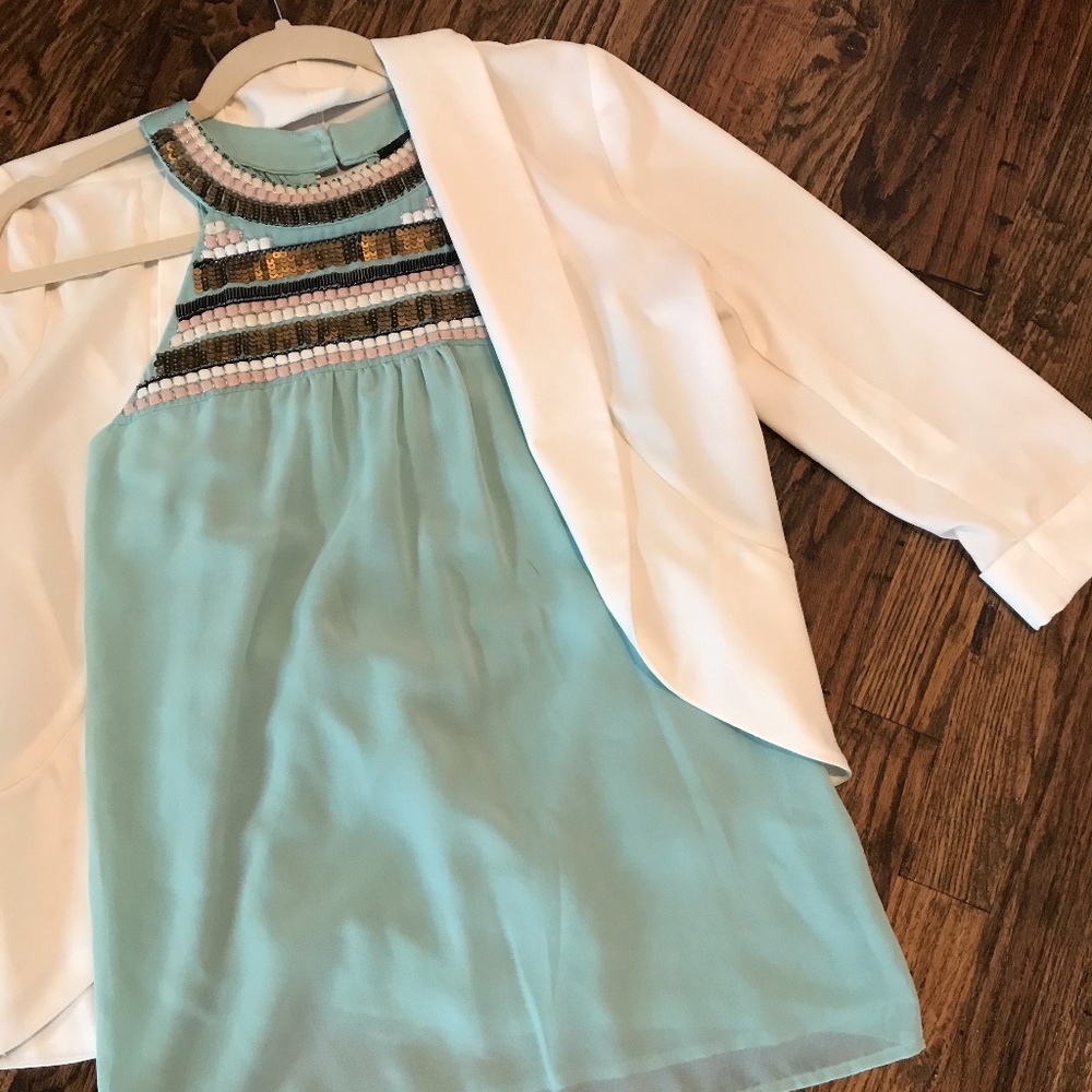 The Limited Sequin Halter Style Top