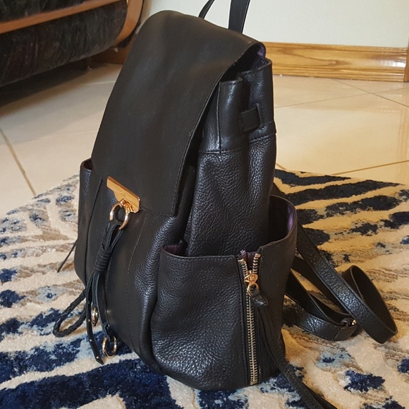 Kooba Margot Leather Backpack Black - Picture 4 of 8