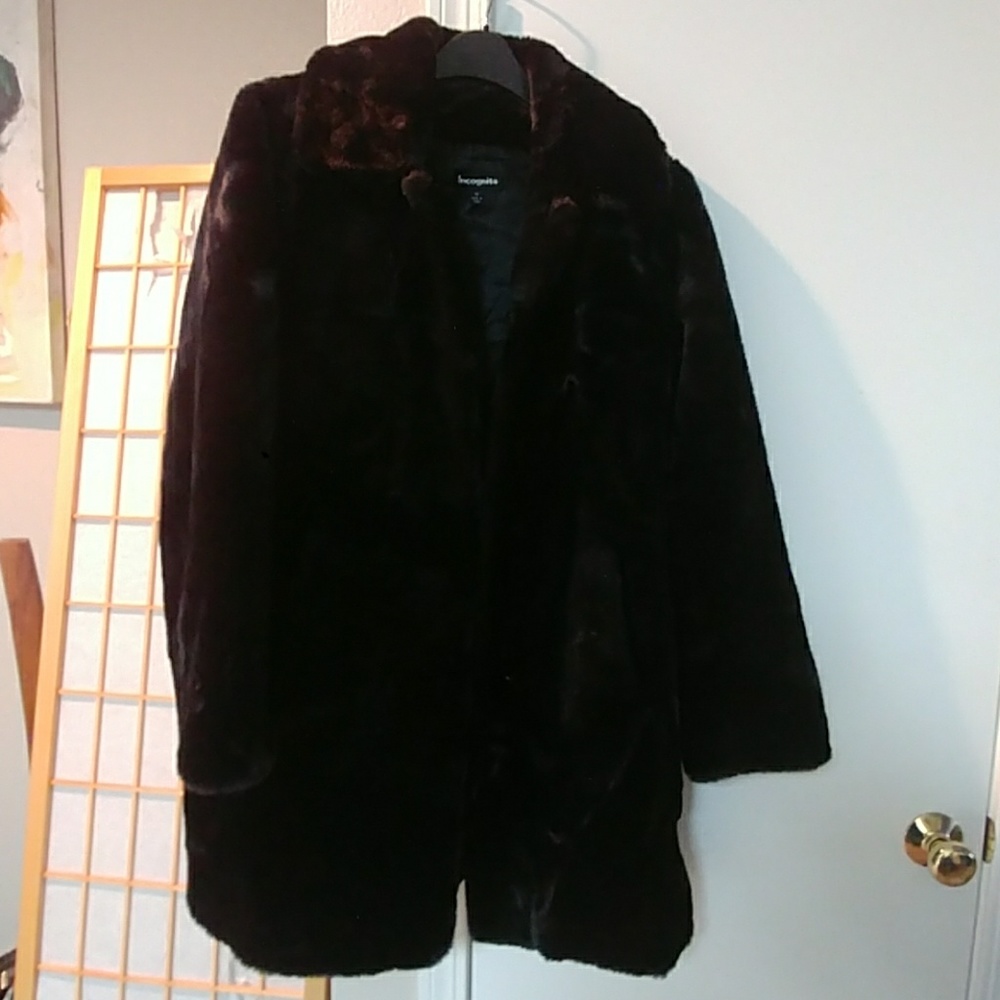 Faux Fur Black Incognita Coat