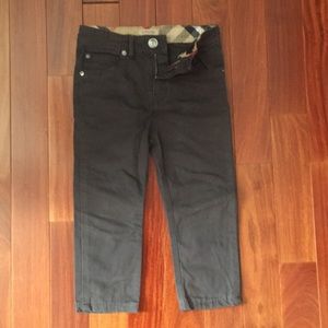 Boys Burberry pants, sz 5Y, Dark gray, used