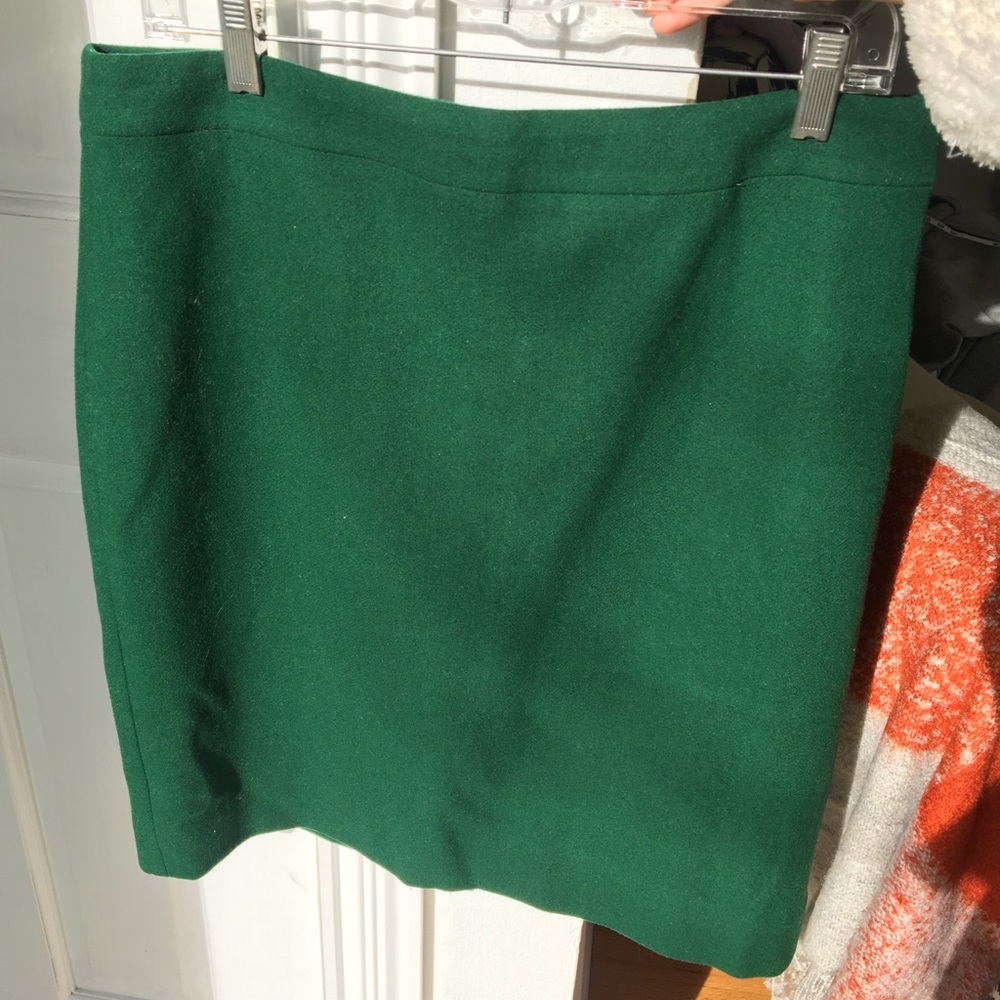Jcrew Wool Pencil Skirt