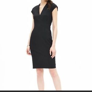 Banana Republic Black Sheath Dress
