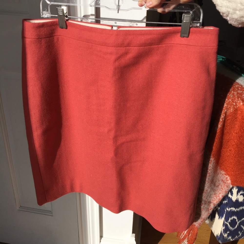 Jcrew Wool Pencil Skirt
