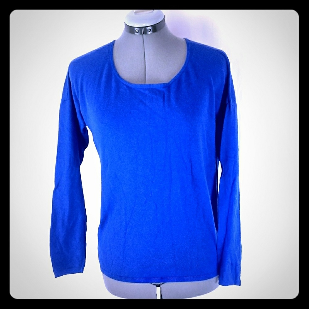 GAP Violet Blue Long Sleeve Top