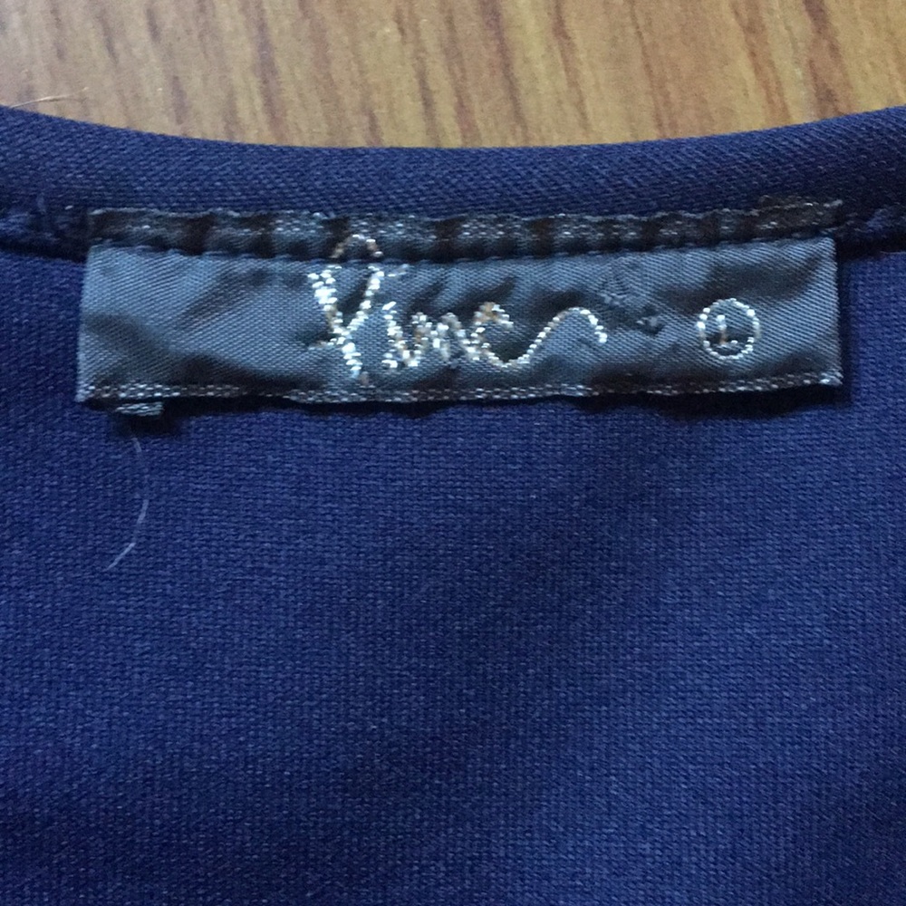 🌟🌟Navy Blue Cap Sleeve Skater Dress🌟🌟 - Picture 4 of 4