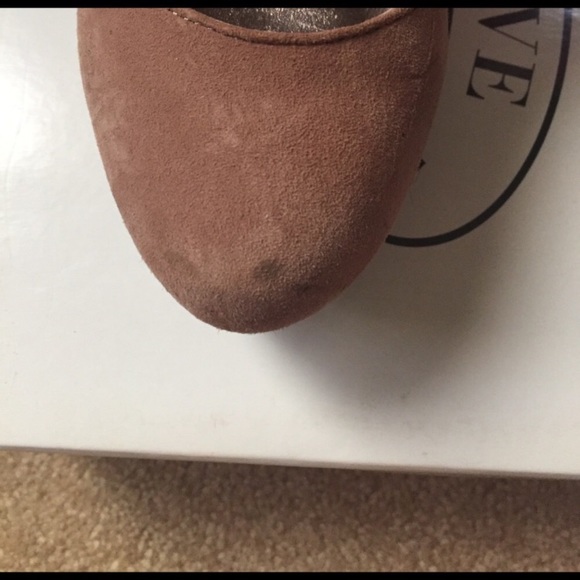 STEVE MADDEN Suede Nude High Heel Pumps 7.5 👠 - Picture 3 of 4