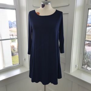 Flowy blue dress