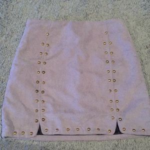 NWOT purple and gold skirt. SO cute!
