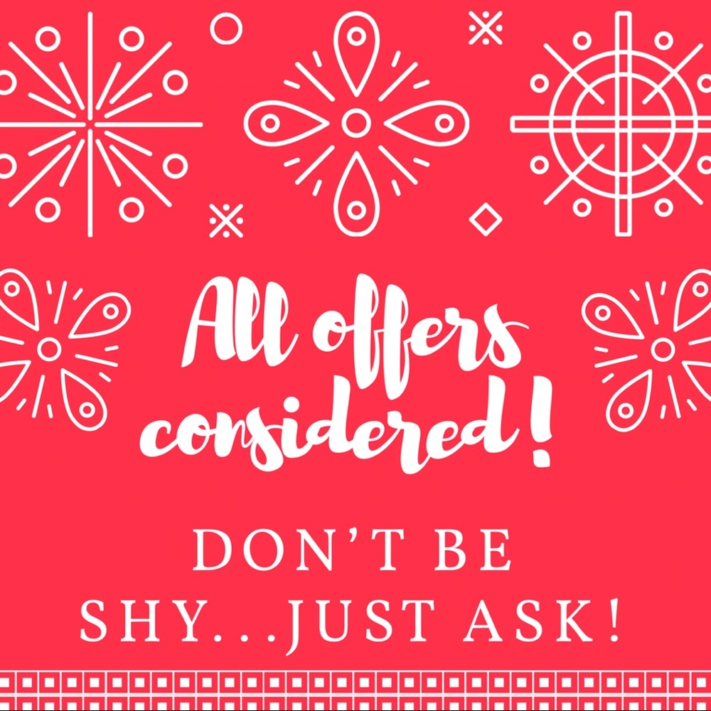 Ready for your offers!