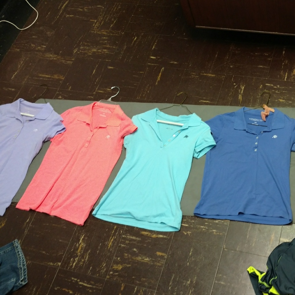 Lot of 6 Aeropostale polos