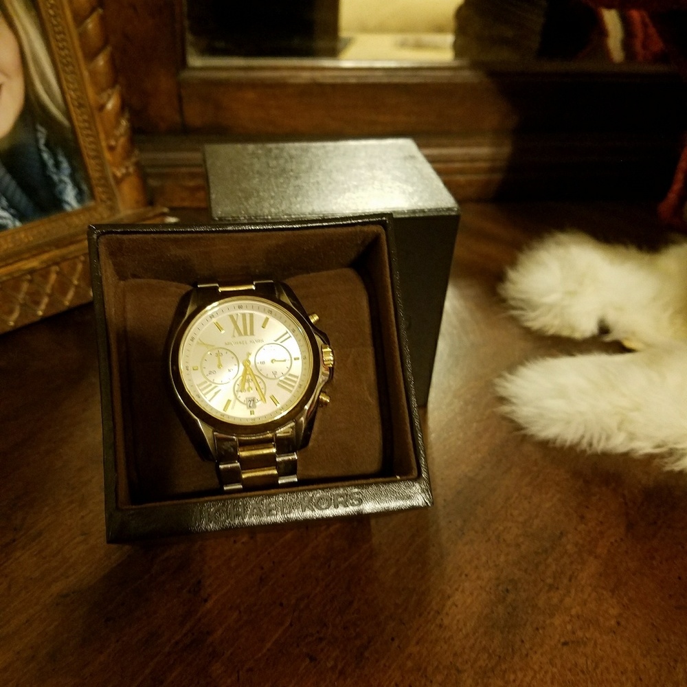 Michael kors two toned watch