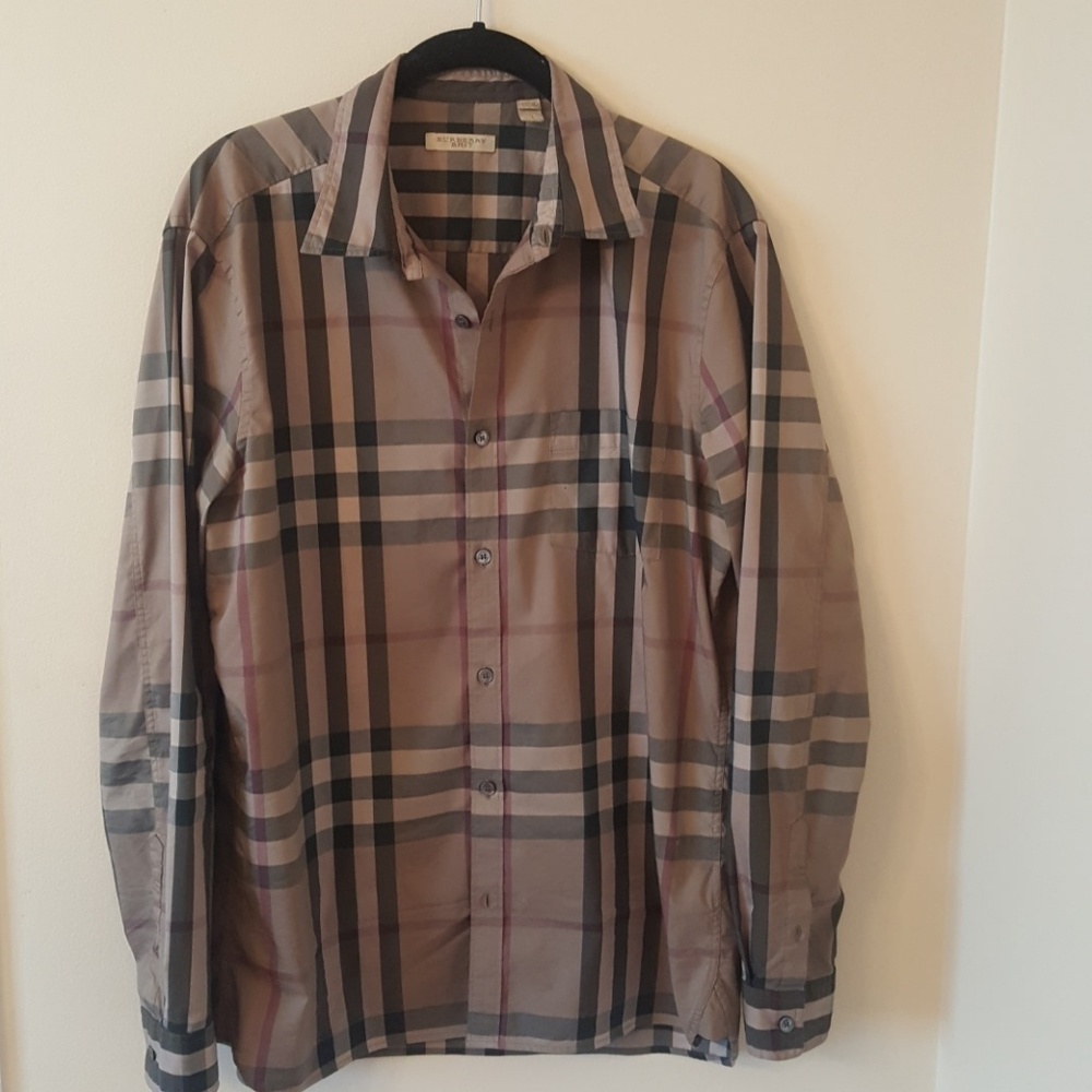 Men's Burberry Nelson Check Sport Shirt
