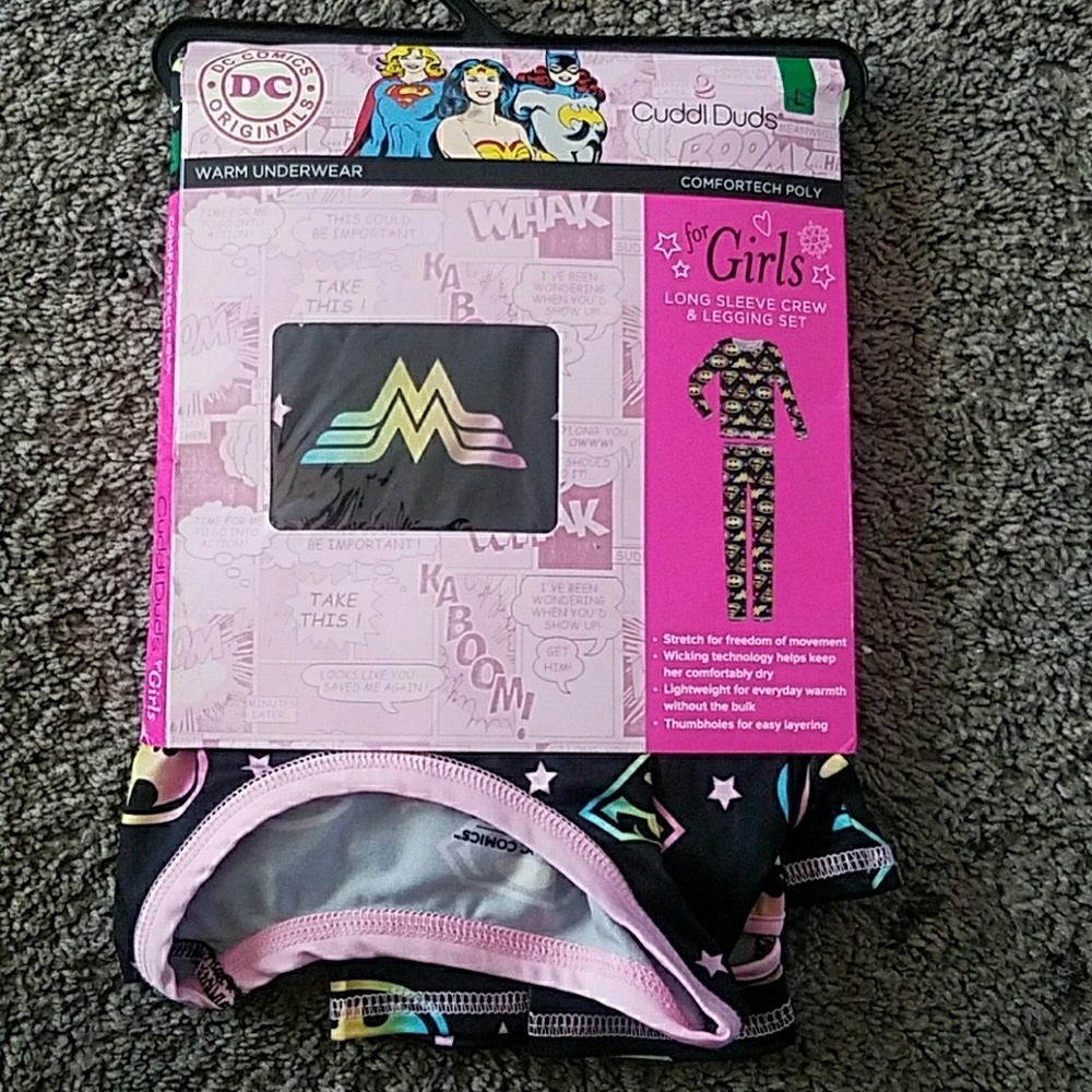 Cuddle Duds girl's base layer