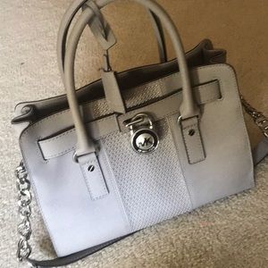 Michael Kors gray handbag