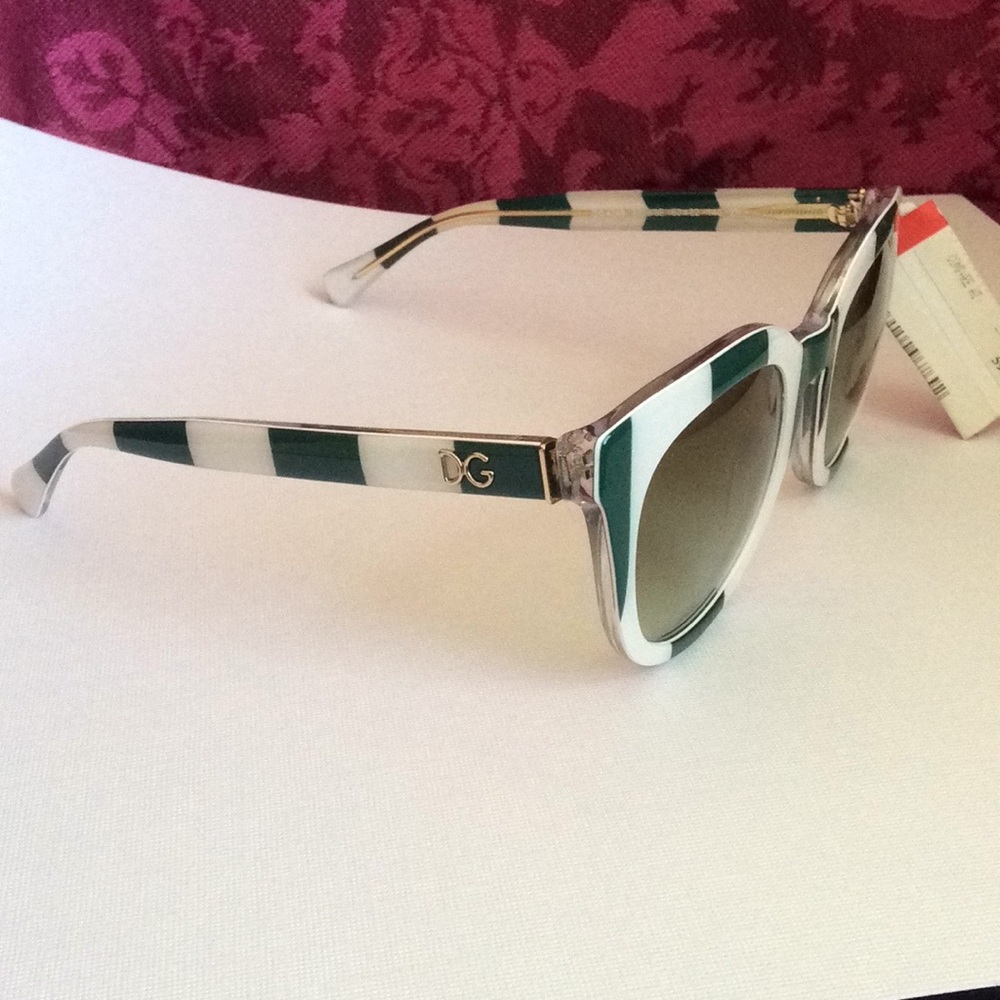 Dolce & Gabbana - NWT! Striped Sunglasses DG4249