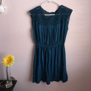 Blue Mesh top dress.