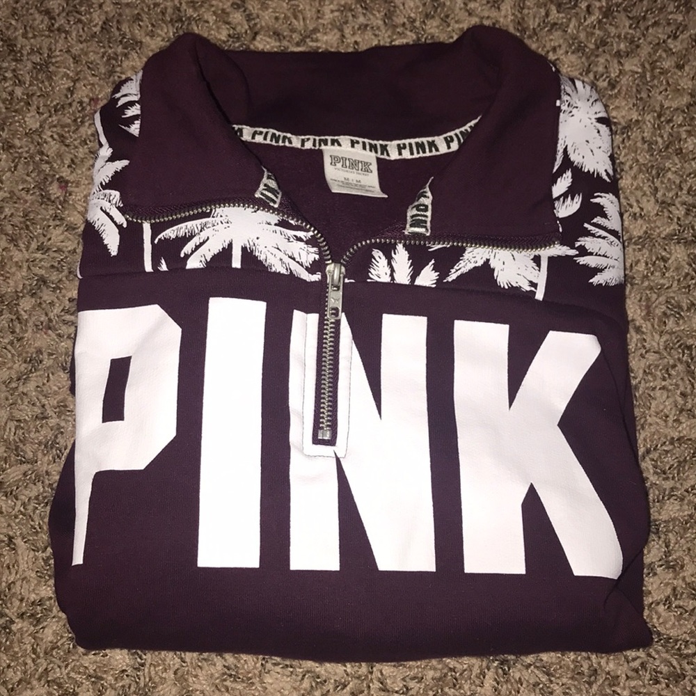 PINK Quarter Zip Pullover