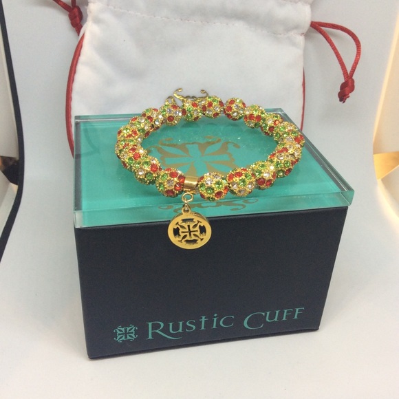 RUSTIC CUFF HOLLY BERRY KENNEDY BRACELET EUC - Picture 5 of 7