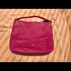 Large authentic fuchsia coach Hobo