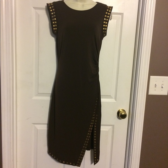 michael kors dress brown